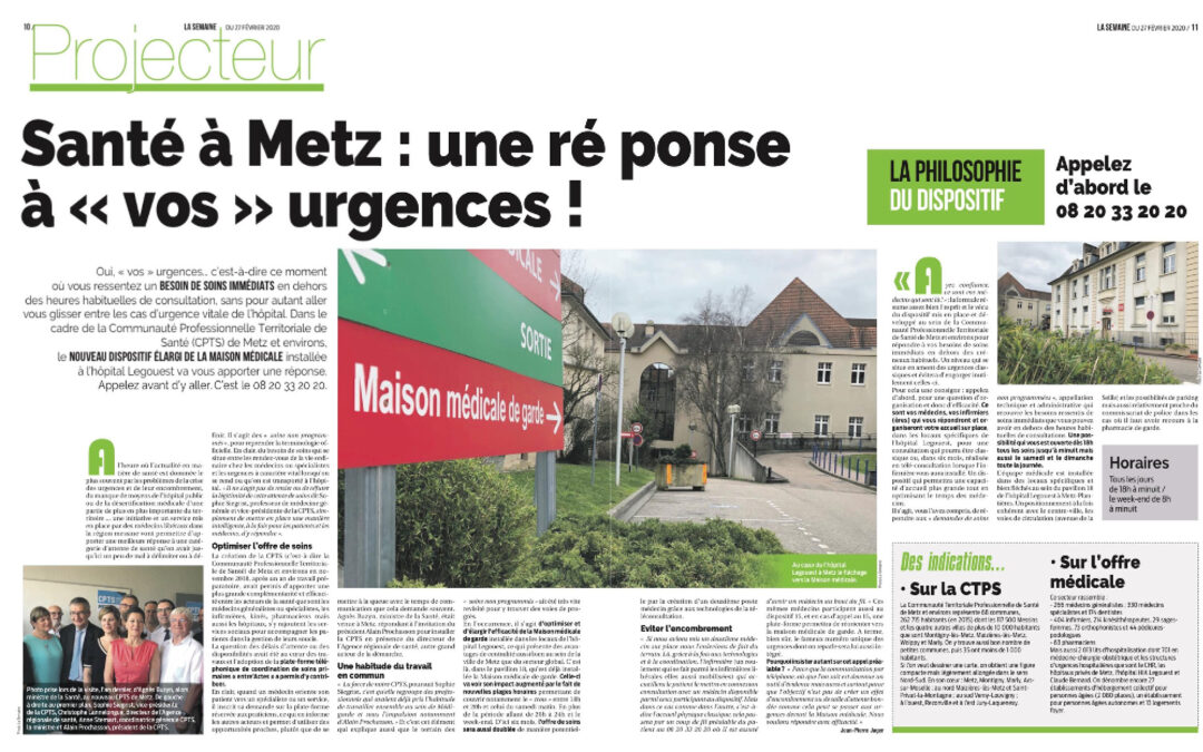 Presse | Santé à Metz : une réponse à vos urgences