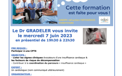 Formation : parcours insuffisance cardiaque